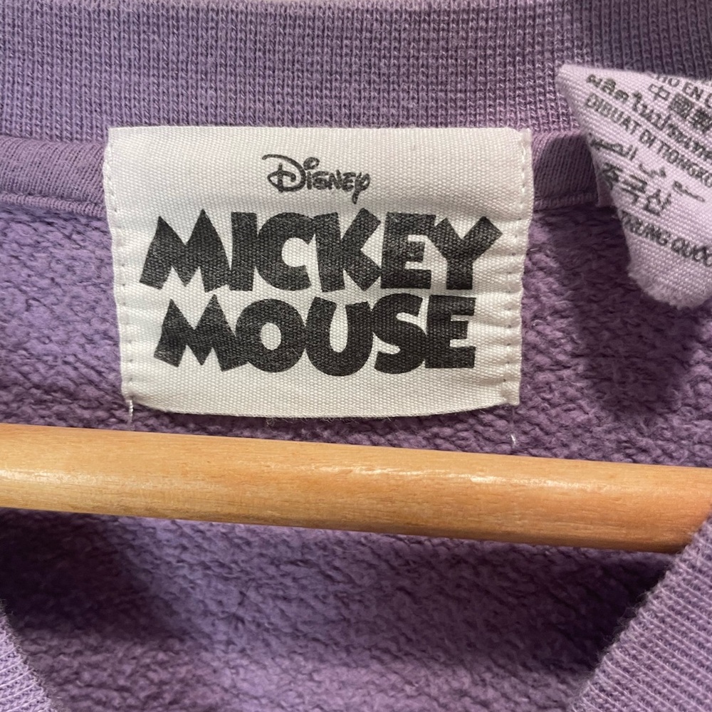 Disneyland Purple Mickey Tie-Dye Sweatshirt Size Medium - Picture 7 of 7